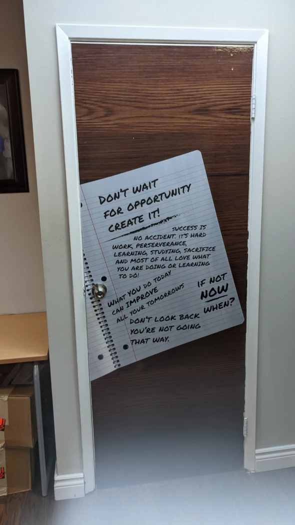Wide Format Door Decal