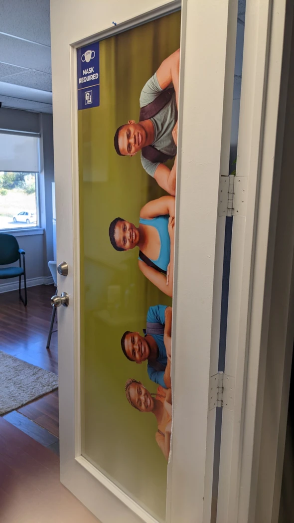 Vinyl Door Covering